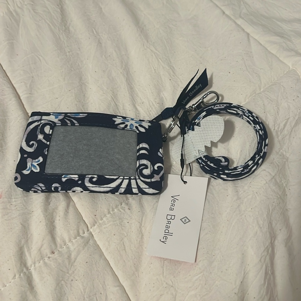 Vera Bradley Zip ID & Lanyard